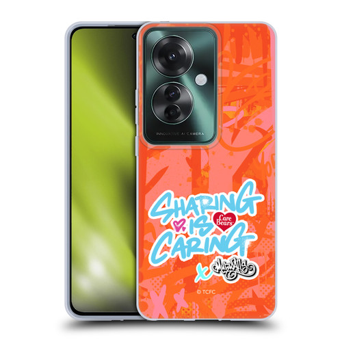 Care Bears Graffiti Collection by Murwalls Sharing Is Caring Soft Gel Case for OPPO Reno11 F 5G / F25 Pro 5G