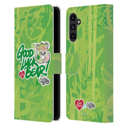 Care Bears Graffiti Collection by Murwalls Good Luck Leather Book Wallet Case Cover For Samsung Galaxy A13 5G (2021)