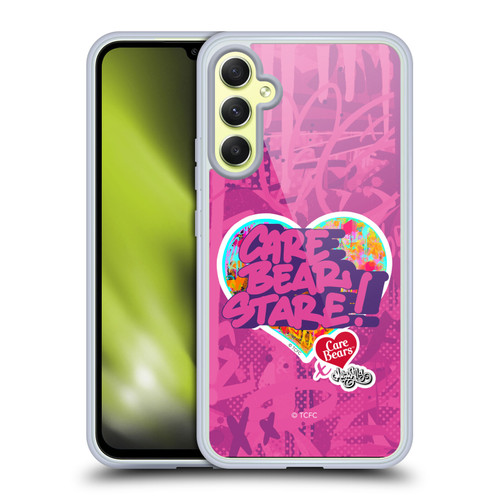 Care Bears Graffiti Collection by Murwalls Stare Soft Gel Case for Samsung Galaxy A34 5G