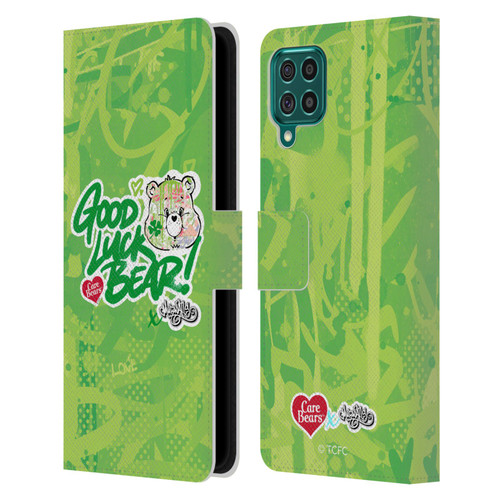Care Bears Graffiti Collection by Murwalls Good Luck Leather Book Wallet Case Cover For Samsung Galaxy F62 (2021)