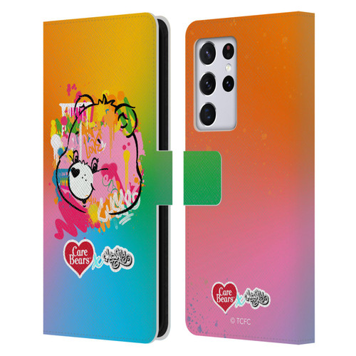 Care Bears Graffiti Collection by Murwalls Gradient Leather Book Wallet Case Cover For Samsung Galaxy S21 Ultra 5G