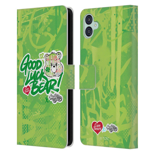 Care Bears Graffiti Collection by Murwalls Good Luck Leather Book Wallet Case Cover For Samsung Galaxy M04 5G / A04e