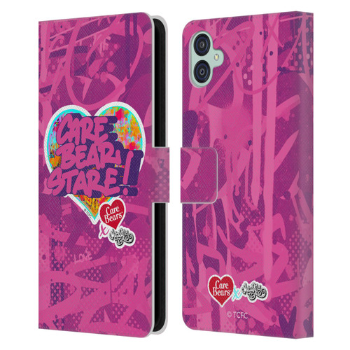 Care Bears Graffiti Collection by Murwalls Stare Leather Book Wallet Case Cover For Samsung Galaxy M04 5G / A04e