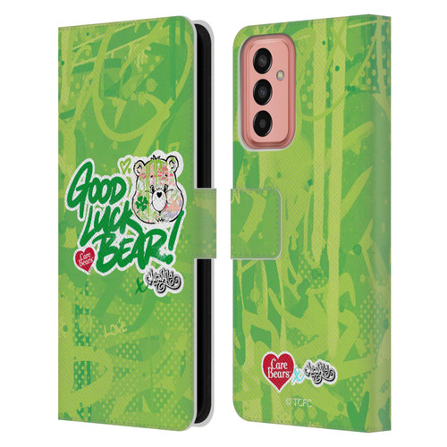Care Bears Graffiti Collection by Murwalls Good Luck Leather Book Wallet Case Cover For Samsung Galaxy M13 (2022)