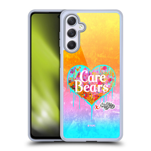 Care Bears Graffiti Collection by Murwalls Heart Tag Soft Gel Case for Samsung Galaxy M54 5G
