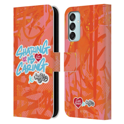 Care Bears Graffiti Collection by Murwalls Sharing Is Caring Leather Book Wallet Case Cover For Samsung Galaxy M15/F15 5G