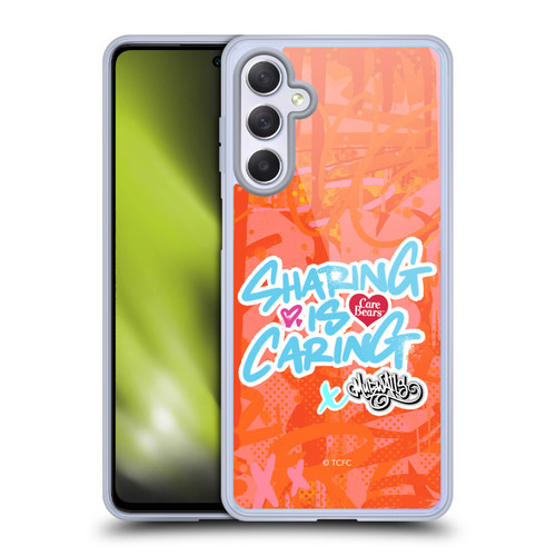 Care Bears Graffiti Collection by Murwalls Sharing Is Caring Soft Gel Case for Samsung Galaxy M54 5G