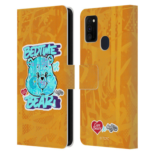 Care Bears Graffiti Collection by Murwalls Bedtime Leather Book Wallet Case Cover For Samsung Galaxy M30s (2019)/M21 (2020)