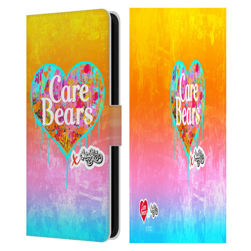 Care Bears Graffiti Collection by Murwalls Heart Tag Leather Book Wallet Case Cover For Samsung Galaxy S23 FE 5G