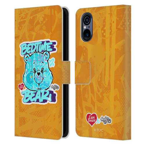 Care Bears Graffiti Collection by Murwalls Bedtime Leather Book Wallet Case Cover For Sony Xperia 5 V 5G