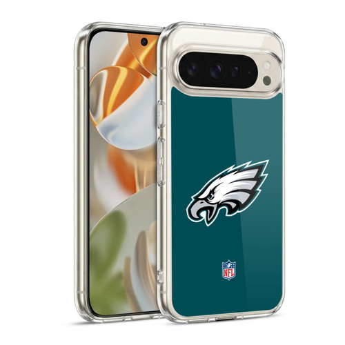 NFL Philadelphia Eagles Logo Plain Soft Gel Case for Google Pixel 9 / Pixel 9 Pro