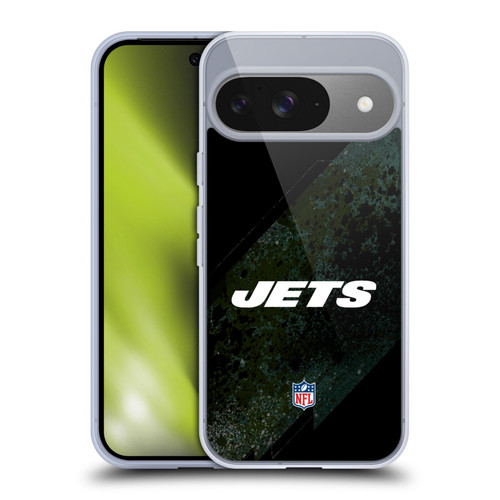 NFL New York Jets Logo Blur Soft Gel Case for Google Pixel 9 / Pixel 9 Pro