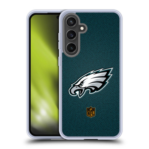 NFL Philadelphia Eagles Logo Football Soft Gel Case for Samsung Galaxy S24 FE