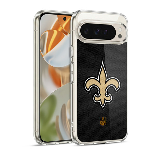 NFL New Orleans Saints Logo Football Soft Gel Case for Google Pixel 9 / Pixel 9 Pro