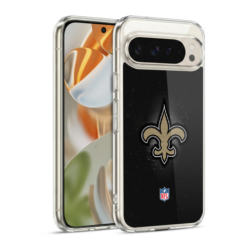 NFL New Orleans Saints Artwork LED Soft Gel Case for Google Pixel 9 / Pixel 9 Pro
