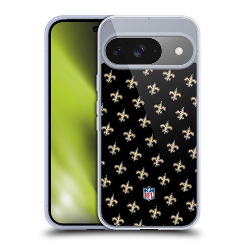 NFL New Orleans Saints Artwork Patterns Soft Gel Case for Google Pixel 9 / Pixel 9 Pro