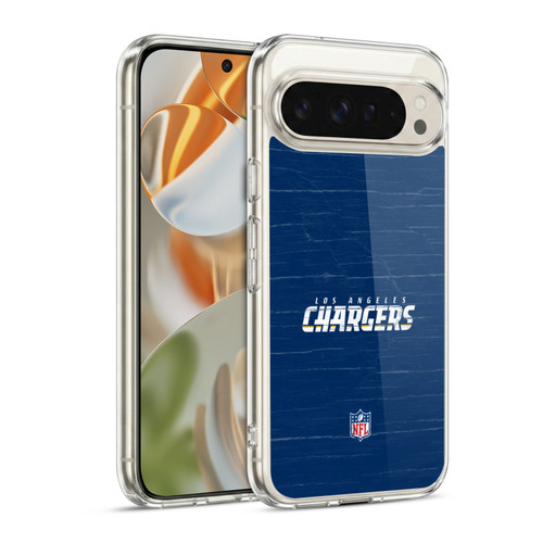 NFL Los Angeles Chargers Logo Distressed Look Soft Gel Case for Google Pixel 9 / Pixel 9 Pro