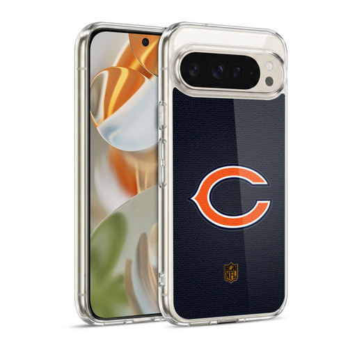 NFL Chicago Bears Logo Football Soft Gel Case for Google Pixel 9 / Pixel 9 Pro