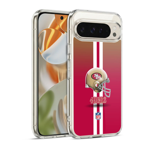 NFL San Francisco 49Ers Logo Helmet Soft Gel Case for Google Pixel 9 / Pixel 9 Pro