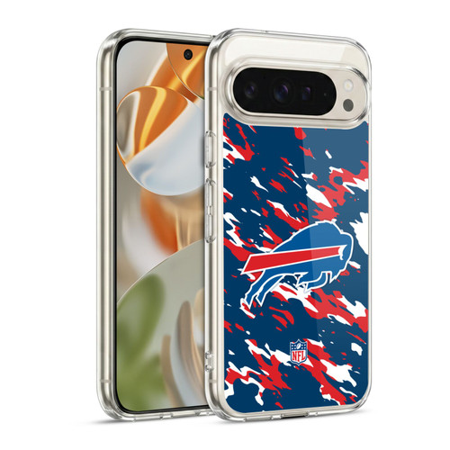 NFL Buffalo Bills Logo Camou Soft Gel Case for Google Pixel 9 / Pixel 9 Pro