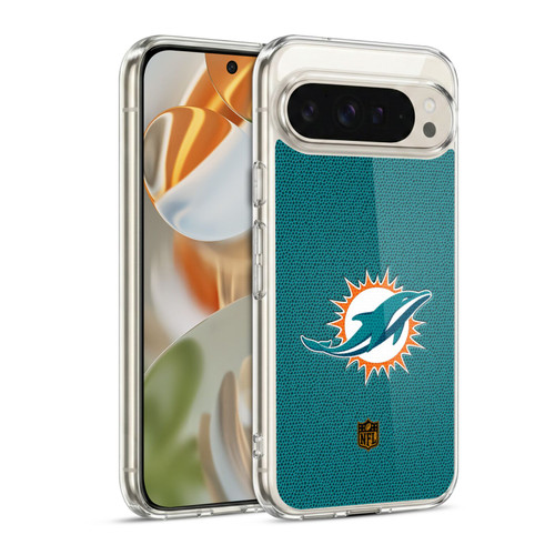 NFL Miami Dolphins Logo Football Soft Gel Case for Google Pixel 9 / Pixel 9 Pro