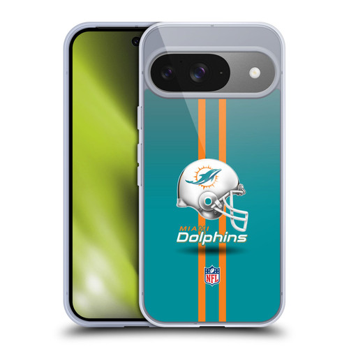 NFL Miami Dolphins Logo Helmet Soft Gel Case for Google Pixel 9 / Pixel 9 Pro NFL Miami Dolphins Logo Helmet Soft Gel Case for Google Pixel 9 / Pixel 9 Pro