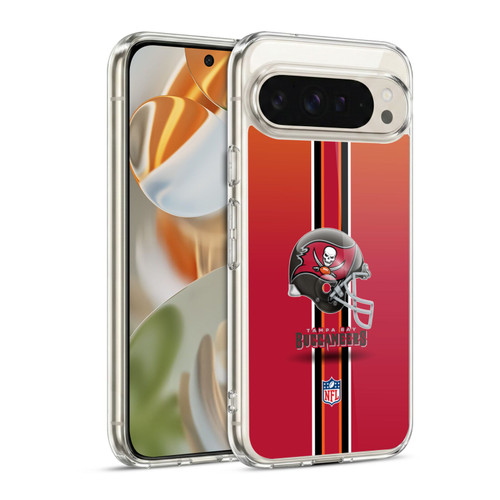 NFL Tampa Bay Buccaneers Logo Helmet Soft Gel Case for Google Pixel 9 / Pixel 9 Pro