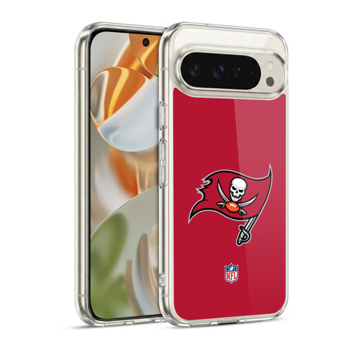 NFL Tampa Bay Buccaneers Logo Plain Soft Gel Case for Google Pixel 9 / Pixel 9 Pro
