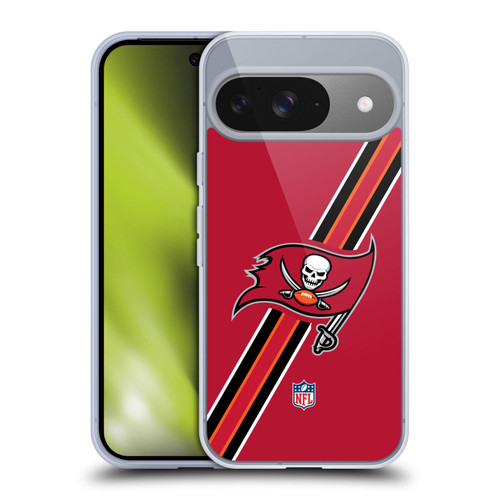 NFL Tampa Bay Buccaneers Logo Stripes Soft Gel Case for Google Pixel 9 / Pixel 9 Pro NFL Tampa Bay Buccaneers Logo Stripes Soft Gel Case for Google Pixel 9 / Pixel 9 Pro