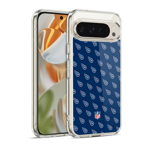 NFL Tennessee Titans Artwork Patterns Soft Gel Case for Google Pixel 9 / Pixel 9 Pro