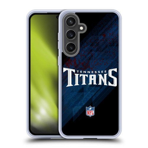 NFL Tennessee Titans Logo Blur Soft Gel Case for Samsung Galaxy S24 FE