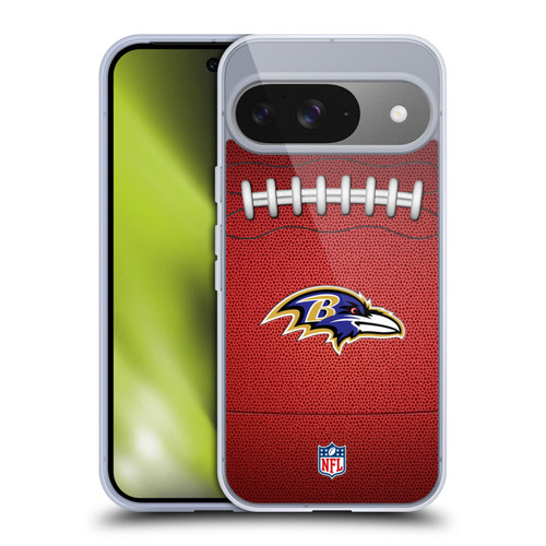 NFL Baltimore Ravens Graphics Football Soft Gel Case for Google Pixel 9 / Pixel 9 Pro
