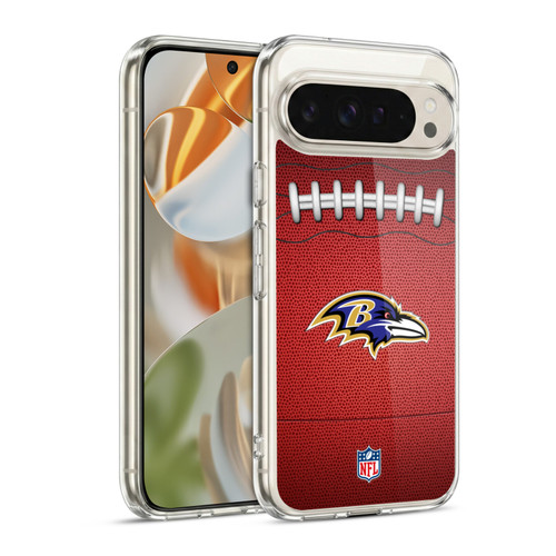 NFL Baltimore Ravens Graphics Football Soft Gel Case for Google Pixel 9 / Pixel 9 Pro