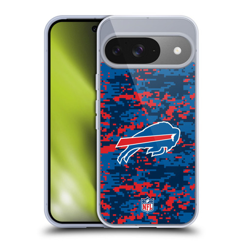 NFL Buffalo Bills Graphics Digital Camouflage Soft Gel Case for Google Pixel 9 / Pixel 9 Pro