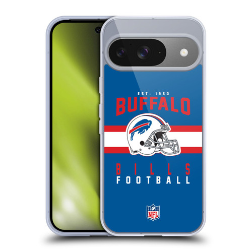 NFL Buffalo Bills Graphics Helmet Typography Soft Gel Case for Google Pixel 9 / Pixel 9 Pro