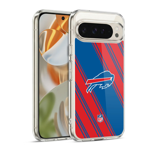 NFL Buffalo Bills Artwork Stripes Soft Gel Case for Google Pixel 9 / Pixel 9 Pro