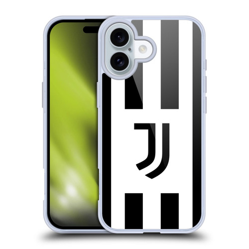 Juventus Football Club 2024/25 Kit Home Soft Gel Case for Apple iPhone 16