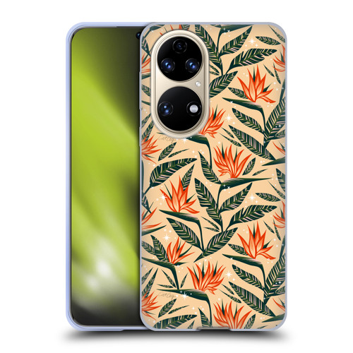 Cat Coquillette Tropical Wildlife Bird Of Paradise Soft Gel Case for Huawei P50
