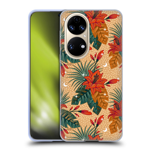 Cat Coquillette Tropical Wildlife Lily Soft Gel Case for Huawei P50