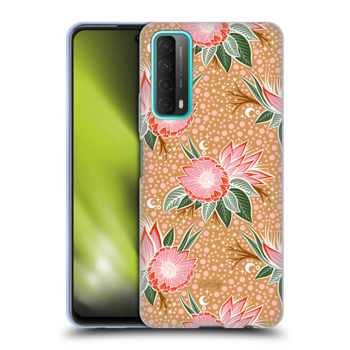 Cat Coquillette Tropical Wildlife Protea Bloom Soft Gel Case for Huawei P Smart (2021)