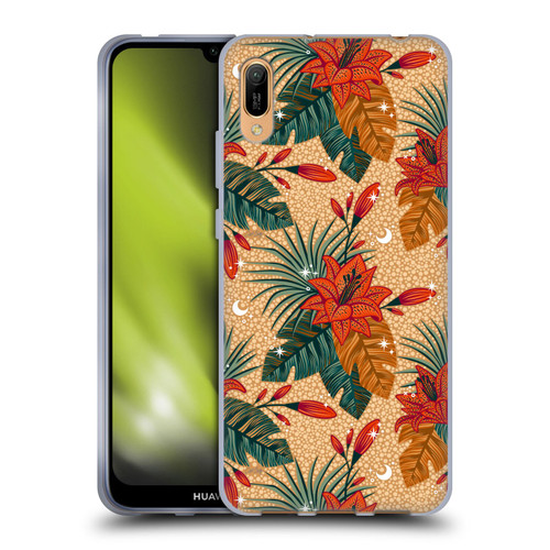 Cat Coquillette Tropical Wildlife Lily Soft Gel Case for Huawei Y6 Pro (2019)