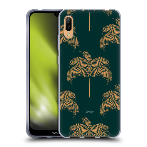 Cat Coquillette Tropical Wildlife Palm Tree Oasis Soft Gel Case for Huawei Y6 Pro (2019)