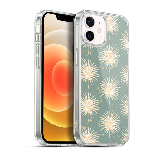 Cat Coquillette Tropical Wildlife Fan Palm Sparkles Soft Gel Case for Apple iPhone 12 / iPhone 12 Pro & MagSafe