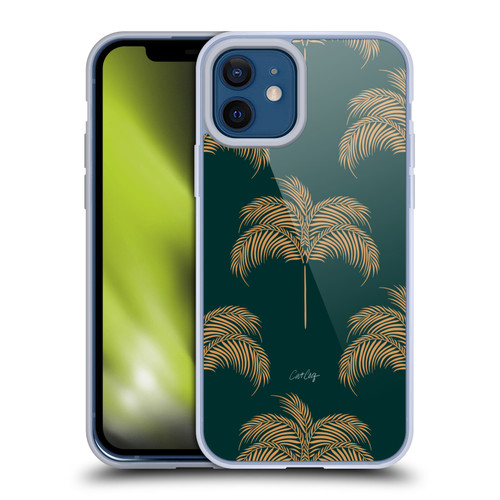 Cat Coquillette Tropical Wildlife Palm Tree Oasis Soft Gel Case for Apple iPhone 12 / iPhone 12 Pro