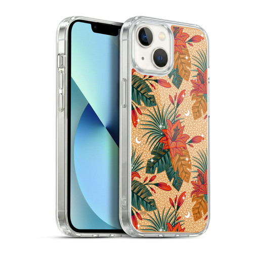 Cat Coquillette Tropical Wildlife Lily Soft Gel Case for Apple iPhone 13