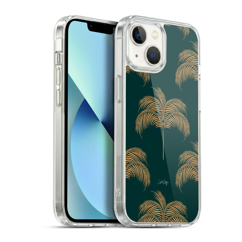 Cat Coquillette Tropical Wildlife Palm Tree Oasis Soft Gel Case for Apple iPhone 13