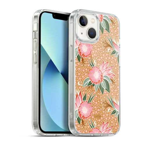Cat Coquillette Tropical Wildlife Protea Bloom Soft Gel Case for Apple iPhone 13