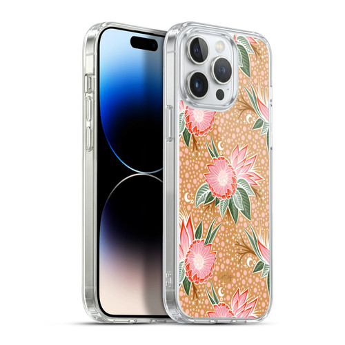 Cat Coquillette Tropical Wildlife Protea Bloom Soft Gel Case for Apple iPhone 13 Pro Max & MagSafe