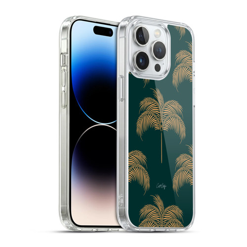 Cat Coquillette Tropical Wildlife Palm Tree Oasis Soft Gel Case for Apple iPhone 14 Pro Max & MagSafe
