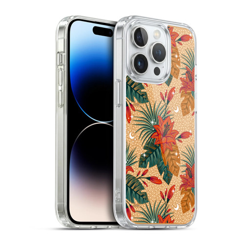 Cat Coquillette Tropical Wildlife Lily Soft Gel Case for Apple iPhone 14 Pro & MagSafe